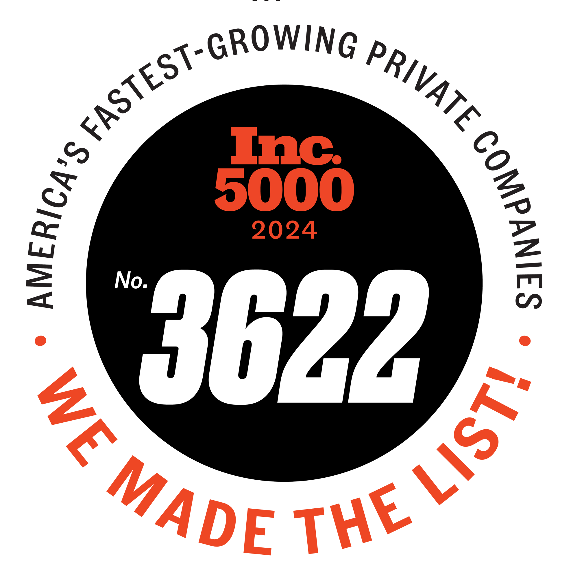 Conducive is 3622 on the 2024 Inc 5000 List