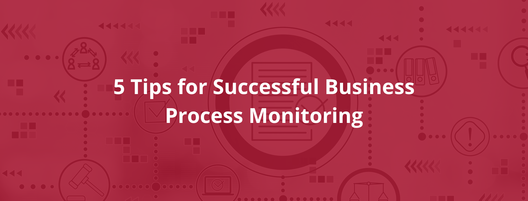 process for monitoring business plans